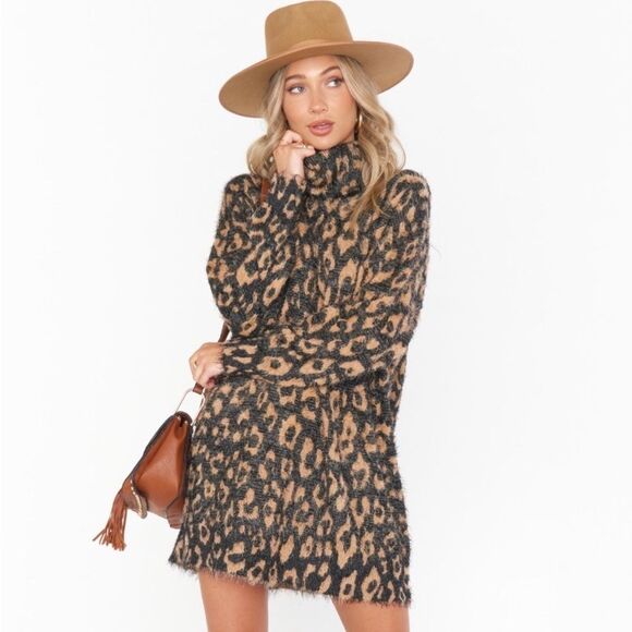 Show Me Your MuMu Fatima Turtleneck Dress - Picture 1 of 5